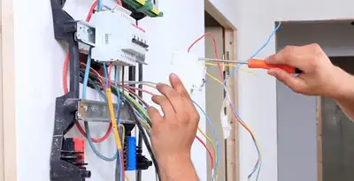 electrician services performing residential electrical panel wiring in St Paul, MN