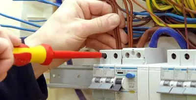 electrician services performing professional electrical panel wiring and connections in St Paul, MN