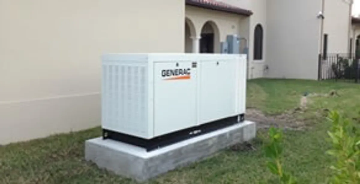 generator installation service showing standby generator professionally installed for residential power backup in St Paul, MN
