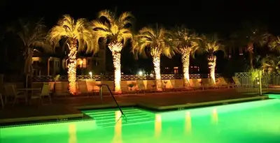 landscape lighting installation services illuminating outdoor recreational areas in St Paul, MN