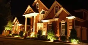 landscape lighting installation services enhancing residential exterior lighting in St Paul, MN