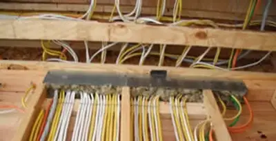 new construction wiring services with organized electrical rough-in performed by licensed electricians in St Paul, MN
