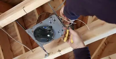 Professional recessed lighting installation with electrical wiring by licensed electricians in St Paul, MN