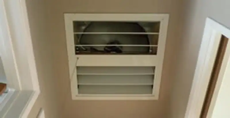 whole house fan installation services with ceiling-mounted ventilation system in St Paul, MN